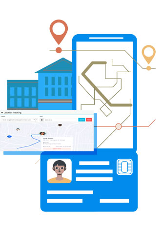 Field employee tracking software